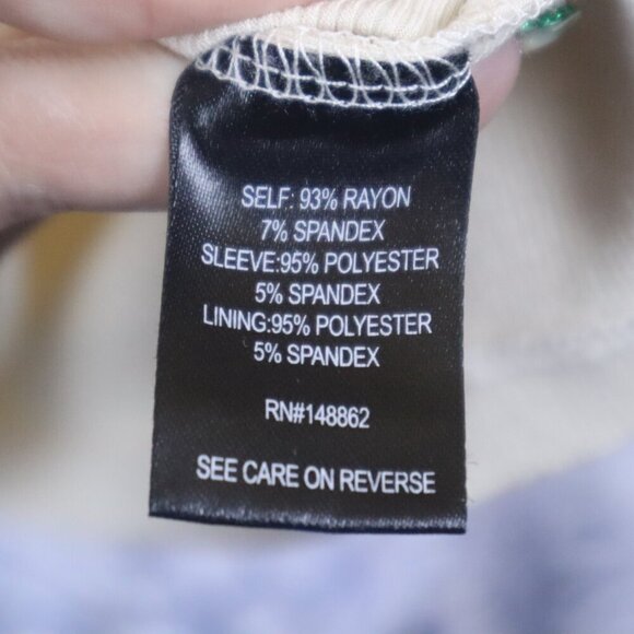 SEQUIN SLEEVE TOP 2/2X Torrid Cream Tan Gold Metallic Party Dressy Holiday NYE - Picture 6 of 9